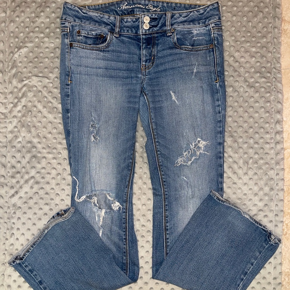American Eagle Ripped Artist Stretch